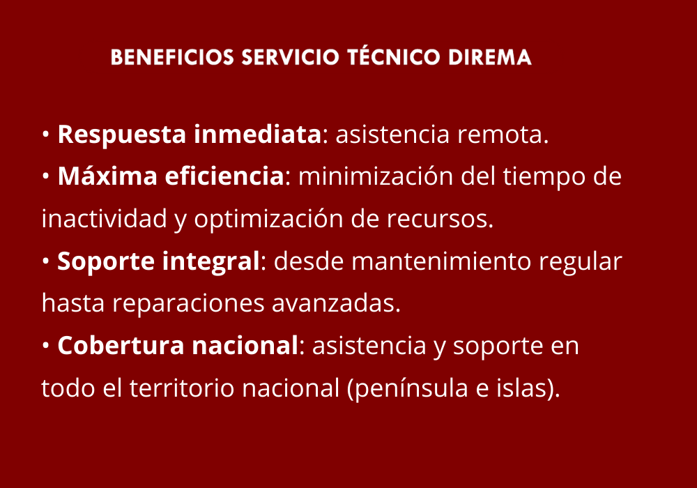 Beneficios servicio de asistencia Direma