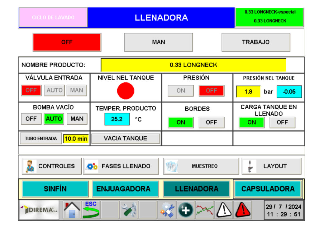 Interfaz programa asistencia en remoto Direma